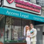 Joey King Instagram – For Valentine’s Day I thought I’d share this rager of a  memory. August 19th 2023. Steven and I legally had to get married in the states before our September wedding in Mallorca. Obviously we wanted it to be a bit of a party. So we got some sickeningly hot outfits, gathered family (my mom made me a bouquet from the dollar store), hit up a place called Same Day Marriage in Los Angeles, and went bowling and partied.  Happy Valentines Day you babes!!!