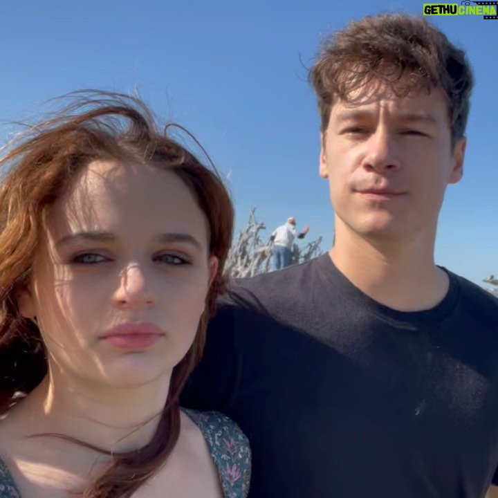 Joey King Instagram - These videos of @kyleallenofficial and I make me miss filming this movie s’much. It is love day everybody so watch these videos and then go watch The In Between on @paramountplus and laugh/cry with us! (The last video hurts my stomach from how hard I laugh at it, Kyle and I shared a trailer wall for a few days and would make truly terrible beats to entertain ourselves)