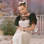 Joey King Instagram – What a dreamy honor to be part of @rodarte FW 2022. Thank you so much @kateandlauramulleavy 🖤🩰