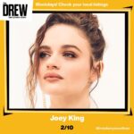Joey King Instagram – I’m in love with @drewbarrymore and I don’t care who knows it. Tomorrow we are teaching you how to make my family’s famous Kugel and laughing our butts off while doing it. Airing at 9am EST and 2pm PST but check your local listings just to make sure 😉