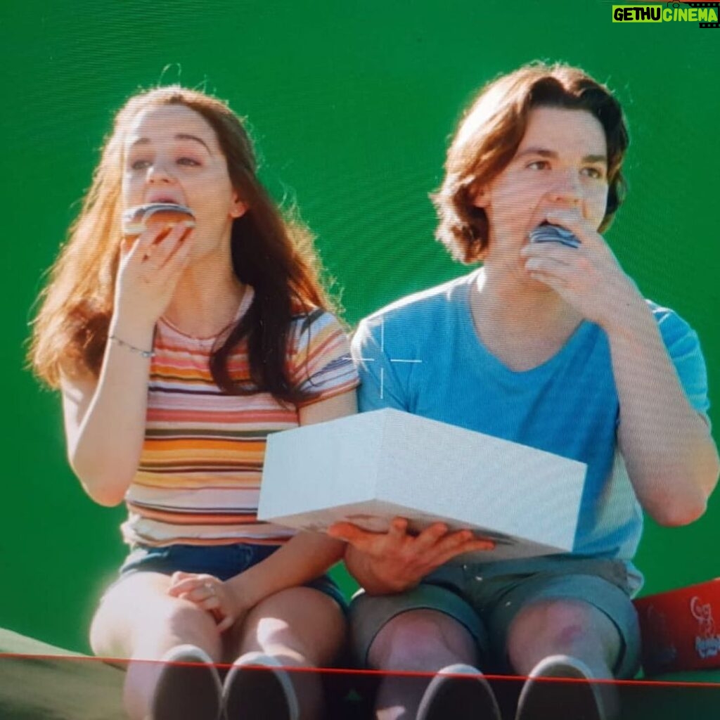 Joey King Instagram - It’s Elle and Lee’s birthday today which gives me a great excuse to dig into the archives of filming TKB 2&3 and post some kinda ridiculously adorable pictures with my best bud @joel_courtney I miss these days. (Also happy birthday @authorbethreekles thank you for writing Tkb and changing our lives!!)