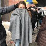 Joey King Instagram – BTS of filming THE LIE!! These photos show just how much fun I had and how cold I was ALL THE TIME!! ❄️😂 bts pics are cool and all but I hope you watch our movie to see the real fun…and by fun I mean a gruesome mind game that’ll leave you holding your bowl of popcorn like😟 
The Lie available on Amazon Prime now! 

 (Fun fact our movie was called Between Earth and Sky before it was called The Lie as you can see in the 2nd to last pic) (also fun fact..my hands and toes are still thawing out from filming this movie in a Toronto winter!) #veenasud #petersarsgaard #casanvar
