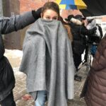 Joey King Instagram - BTS of filming THE LIE!! These photos show just how much fun I had and how cold I was ALL THE TIME!! ❄️😂 bts pics are cool and all but I hope you watch our movie to see the real fun...and by fun I mean a gruesome mind game that’ll leave you holding your bowl of popcorn like😟 The Lie available on Amazon Prime now! (Fun fact our movie was called Between Earth and Sky before it was called The Lie as you can see in the 2nd to last pic) (also fun fact..my hands and toes are still thawing out from filming this movie in a Toronto winter!) #veenasud #petersarsgaard #casanvar