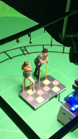 Joey King Instagram - Dance into the weekend with us AND WATCH THE KISSING BOOTH 2 ON NETFLIX!!! This is the full version that we shot of the final arcade scene with Marco and Elle. We danced the entire day which was killer on my shin splints but my dance partner made it all worth it. This was a really exhausting day but more fun than anything else. I miss this a lot 🥺❤️