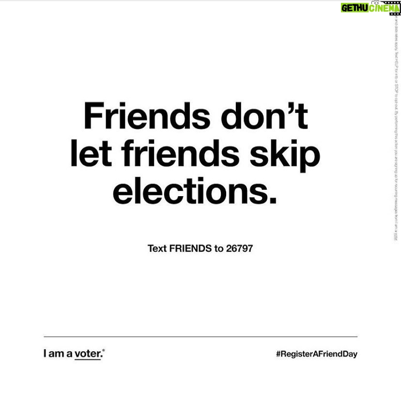 Joey King Instagram - TEXT FRIENDS TO 26797 to register to vote and tell your friends!! Voting is such an amazing privilege. We are 100 days out from our November election!! I’m tagging 5 friends below to remind them to register to vote!! @ariana_guido @kevinmiles @sarahcarpenter @hunterking @thuybnguyen