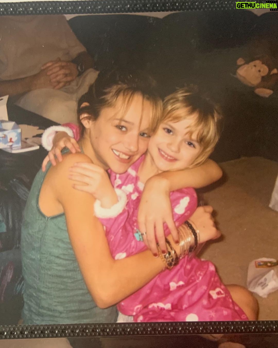 Joey King Instagram - Well it’s one of my absolute favorite days of the year. It’s @hunterking’s birthday. Hunter, you make me feel like the luckiest person in the world to be able to call you my sister. When we were kids, ALLLLL I wanted to do was hang out with you, wear matching outfits with you, eat the same things you ate, and just be around you at all times. Instead of doing what any normal person might do which is brush me off because I’m the “annoying younger sibling”, you didnt. Because you’re not normal. You’re extraordinary. Not only did you not brush me off, you made it your mission that we would be the best of friends the world ever saw, and I’m so thankful. You took my hand and showed me the world through your kind eyes and you did it with a smile on your face, and with a t-shirt on that had Snoopy on the front to match the exact one I was wearing because you knew how happy that made me. As we grew up we never stopped loving the same things and loving to be around one another. You continue to show me the world through your kind and loving eyes and I’m so happy that I get to see it that way. I love you SO much and I love how our laughs sync up when we find something outrageously funny. ♥️ happy #27 thank you for being my bestie