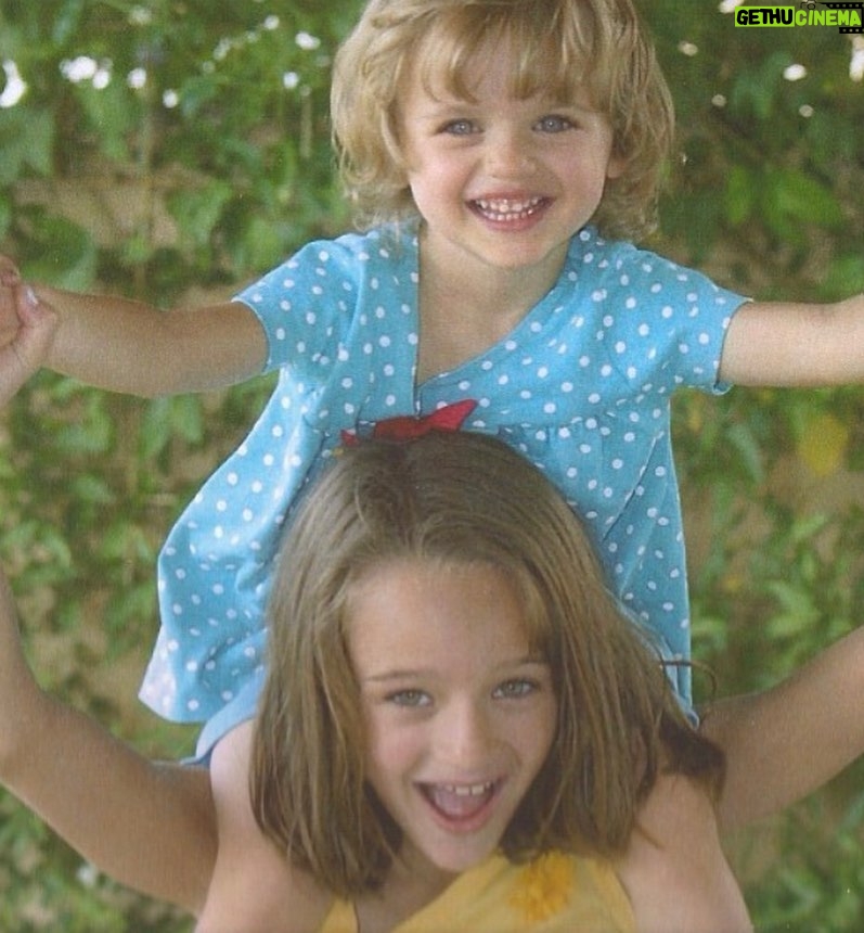 Joey King Instagram - Well it’s one of my absolute favorite days of the year. It’s @hunterking’s birthday. Hunter, you make me feel like the luckiest person in the world to be able to call you my sister. When we were kids, ALLLLL I wanted to do was hang out with you, wear matching outfits with you, eat the same things you ate, and just be around you at all times. Instead of doing what any normal person might do which is brush me off because I’m the “annoying younger sibling”, you didnt. Because you’re not normal. You’re extraordinary. Not only did you not brush me off, you made it your mission that we would be the best of friends the world ever saw, and I’m so thankful. You took my hand and showed me the world through your kind eyes and you did it with a smile on your face, and with a t-shirt on that had Snoopy on the front to match the exact one I was wearing because you knew how happy that made me. As we grew up we never stopped loving the same things and loving to be around one another. You continue to show me the world through your kind and loving eyes and I’m so happy that I get to see it that way. I love you SO much and I love how our laughs sync up when we find something outrageously funny. ♥️ happy #27 thank you for being my bestie
