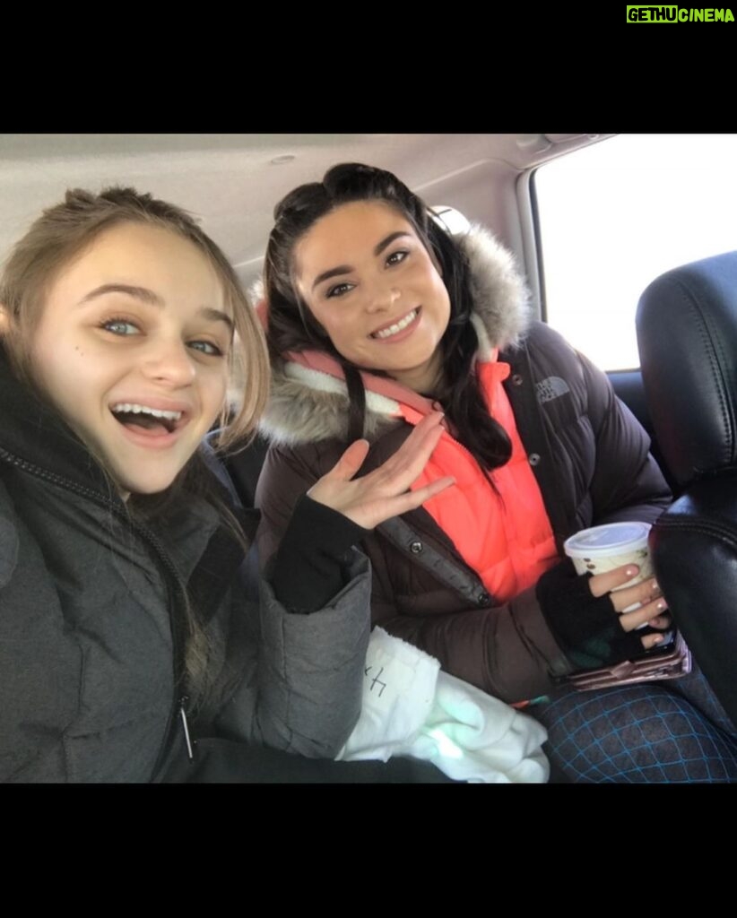 Joey King Instagram - BTS of filming THE LIE!! These photos show just how much fun I had and how cold I was ALL THE TIME!! ❄️😂 bts pics are cool and all but I hope you watch our movie to see the real fun...and by fun I mean a gruesome mind game that’ll leave you holding your bowl of popcorn like😟 The Lie available on Amazon Prime now! (Fun fact our movie was called Between Earth and Sky before it was called The Lie as you can see in the 2nd to last pic) (also fun fact..my hands and toes are still thawing out from filming this movie in a Toronto winter!) #veenasud #petersarsgaard #casanvar