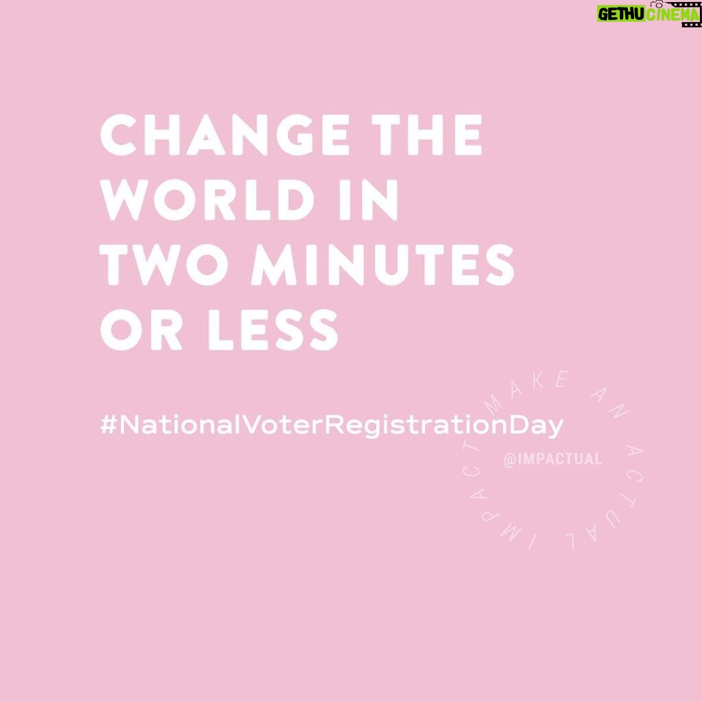 Joey King Instagram - WOOHOO ITS NATIONAL VOTER REGISTRATION DAY!!!!!!!! Are you registered? Get registered in under 2 min at the link in my bio #NationalVoterRegistrationDay