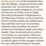 Joey King Instagram – PLEASE READ TIL THE END!!!

I have found it impossible to write something to accurately describe what I’m feeling. Some of your Jewish friends have been silent for this reason, and because they are also dealing with the pain of this in their real lives which precedes taking to social media. Thank you to Jonathan Freedland for your words.