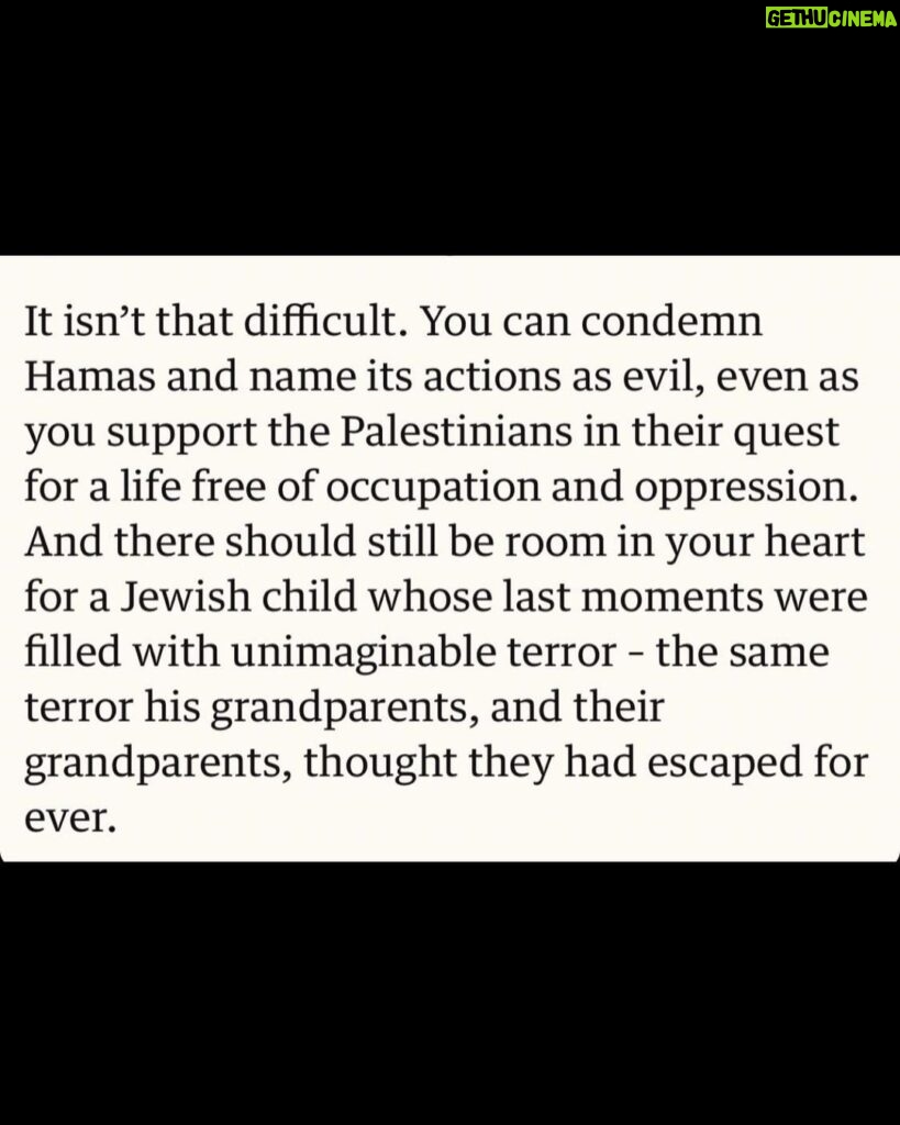 Joey King Instagram - PLEASE READ TIL THE END!!! I have found it impossible to write something to accurately describe what I’m feeling. Some of your Jewish friends have been silent for this reason, and because they are also dealing with the pain of this in their real lives which precedes taking to social media. Thank you to Jonathan Freedland for your words.