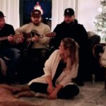 Joffrey Charles Instagram - J’ai eu dla belle visite hier soir chez nous et on a décidé de vous faire une p’tite tune ! 😌🎄 @justinlegacy_ @joffreycharles_ et @brandon.moscatelly (qui sort du cadre pas cadré 🤪)