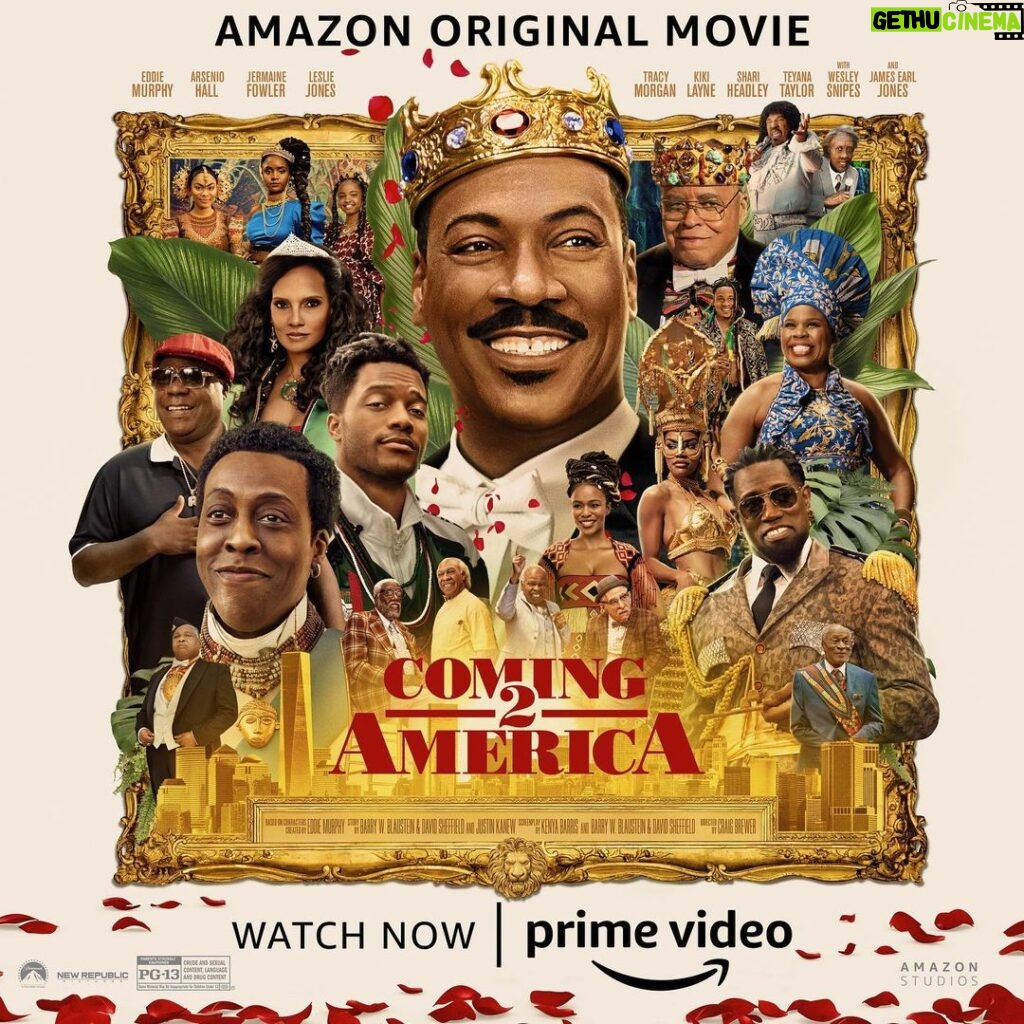 John Amos Instagram - Cleo McDowell returns in Coming 2 America Streaming Now on @amazonprimevideo. -J.A.