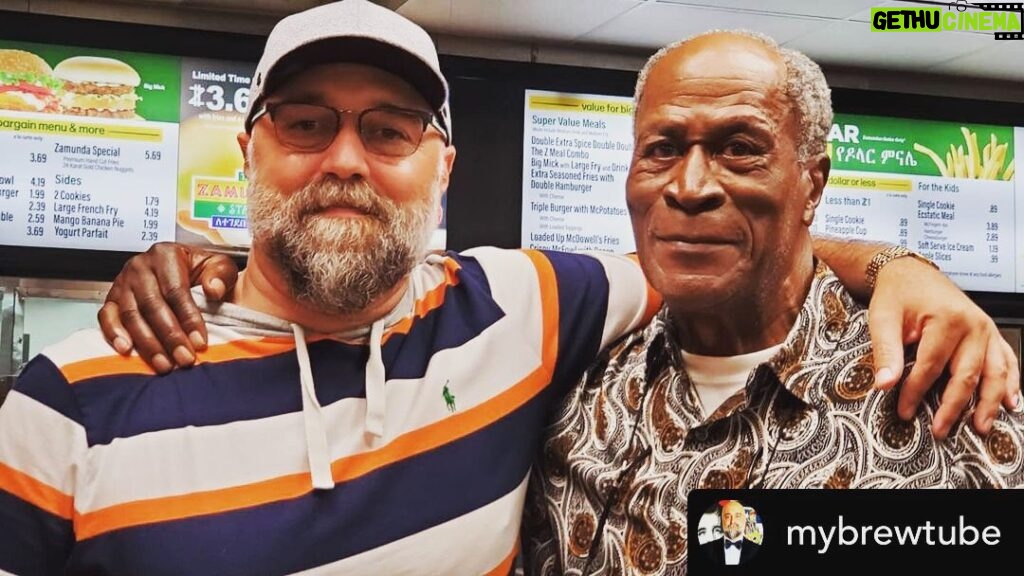 John Amos Instagram - It was a pleasure to work with you on C2A Craig. I am honored and proud to be a part of it! Thank you for bringing Zamunda back to life! - Cleo McDowell! REPOST• @mybrewtube If you want to keep working here, stay off the drugs. - Cleo McDowell