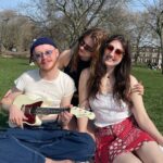 John Bell Instagram - a plucking good time 🐶🌞🌳🍾 London Fields