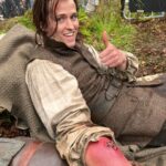 John Bell Instagram - Oh y’all wanted a season 7 part 1 behind the scenes Young Ian edition photo dump??? 😱 Well let me see what I can find… 🤔 (Swipe for beardy Ian) 🐺🏹