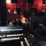 John Cho Instagram - Me and @haleyluhoo recording a DVD commentary for @columbusmovie. We play every single instrument pictured, guaranteed.