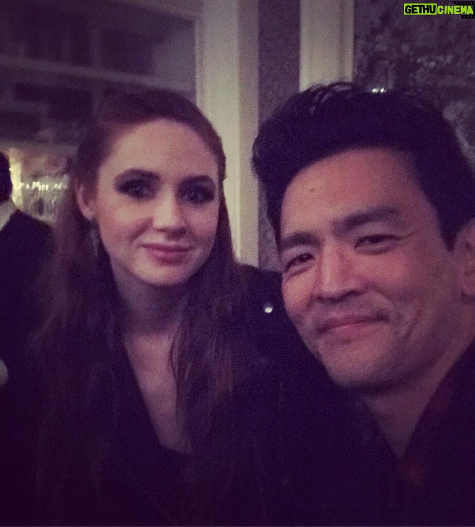 John Cho Instagram - Saw my old pal @karengillanofficial last night at the premiere of her film The Party’s Just Beginning. She wrote, directed, and stars. It’s hearbreaking, smart, and funny as hell. Check your listings!!