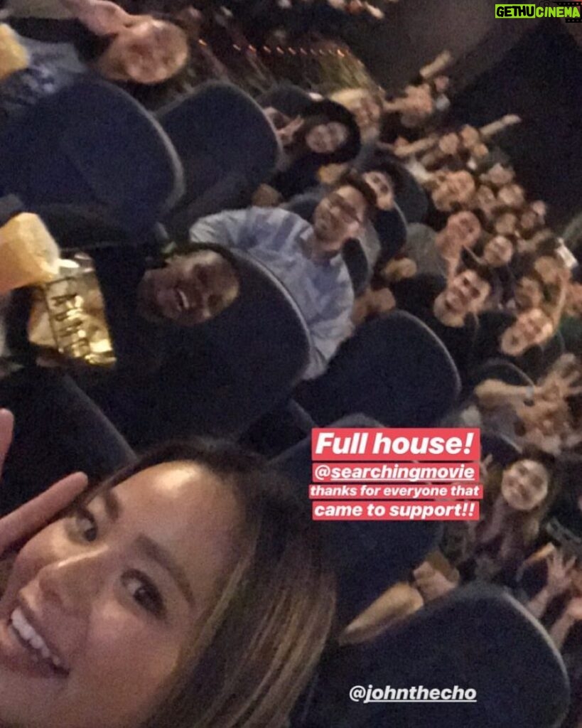 John Cho Instagram - If all my friends were like you.... @jamiejchung a thousand thank yous for hosting the Atlanta screening of @searchingmovie! I am soooo moved. I owe you a very stiff drink and a hug. ❤️❤️❤️❤️❤️👏👏👏