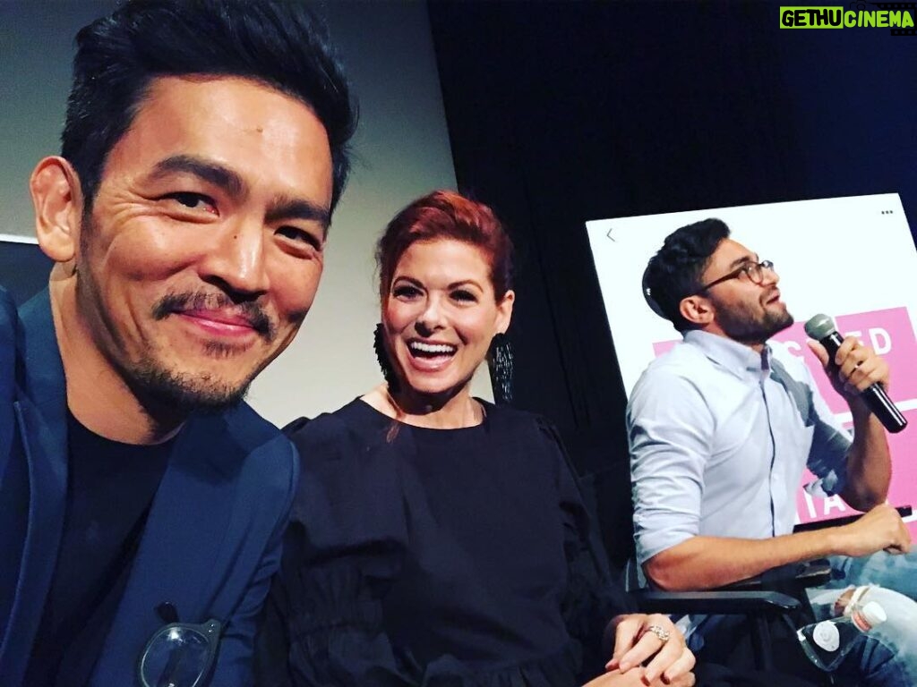 John Cho Instagram - Thanks to everyone seeing #searchingmovie tonight!!!!This is me and @therealdebramessing ruining @aneeshchaganty’s A to a great Q at the Arclight in LA. ❤️NY! ❤️SF! ❤️SJ!