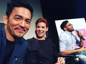 John Cho Instagram - Thanks to everyone seeing #searchingmovie tonight!!!!This is me and @therealdebramessing ruining @aneeshchaganty’s A to a great Q at the Arclight in LA. ❤️NY! ❤️SF! ❤️SJ!