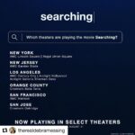 John Cho Instagram – #Repost @therealdebramessing with @get_repost
・・・
#Repost @searchingmovie
・・・
#SearchingMovie is NOW PLAYING in these select theaters, everywhere August 31st. Get 🎟 (link in bio).
