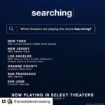 John Cho Instagram - #Repost @therealdebramessing with @get_repost ・・・ #Repost @searchingmovie ・・・ #SearchingMovie is NOW PLAYING in these select theaters, everywhere August 31st. Get 🎟 (link in bio).