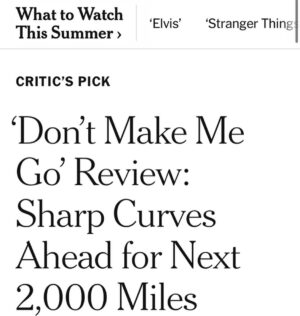 John Cho Instagram - #DontMakeMeGo is a @nytimes critic’s pick! You should get accustomed to hearing the names @hannahgmarks and @miawisaac. Both are well on their way to ruling the world.  So proud to be in their movie. Stream on @primevideo tomorrow!