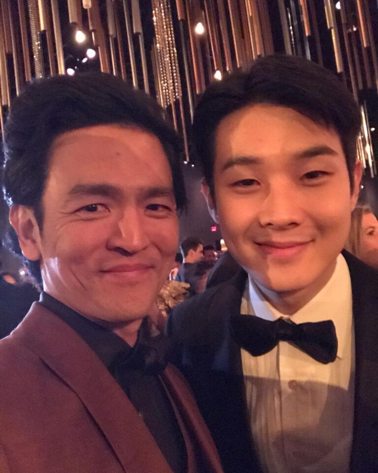 John Cho Instagram - Feel lucky to be witness to such an historic night. Congratulations to the #Parasite cast and crew for their perfect film. It was wonderful to have met you all! An honor. Safe travels! #JangHyeJin #LeeHaJun