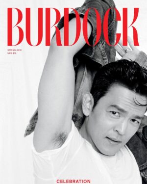 John Cho Instagram - My thanks to @burdockmedia for having me for their inaugural issue.  Talking to @peterashlee about his experiences in his field and the impulse to start this magazine was an interesting mirror to my own. Hopefully this is part of something bigger - perhaps a warmer embrace of a collective identity. 
@Burdockmedia
Photog: @peterashlee
Grooming: @paige__davenport
Stylist: @jeanneyangstyle