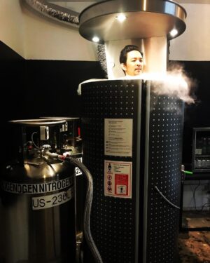 John Cho Instagram - Becoming one with the machine.