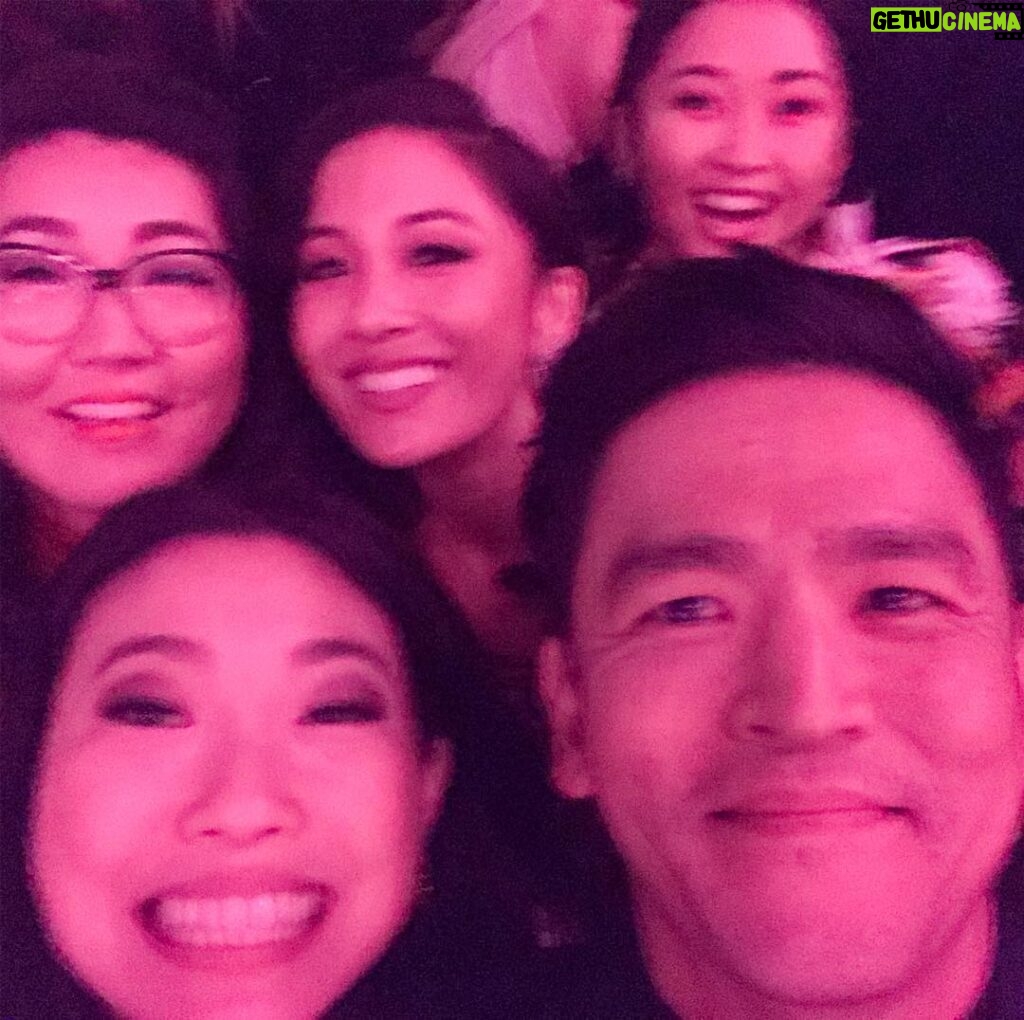 John Cho Instagram - #tbt vanity fair party. Solid crew.