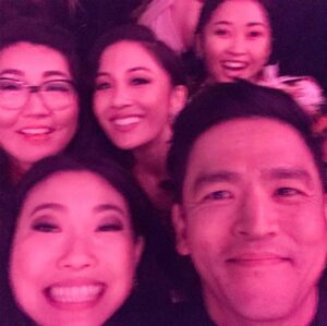 John Cho Instagram - #tbt vanity fair party. Solid crew.