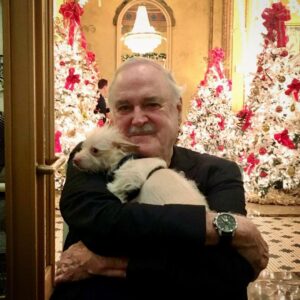 John Cleese Instagram - Heracles ( Or Hercules ) is my daughter @camillacleese’s dog. He is the very best.

Not a mongrel - a cocktail

One part Chihuahua, one part barge rat, one part piglet and one part mosquito. He can only turn to the left.

#dogsarethebest #dogsarethebestpeople #bestdogintheworld #tinydog