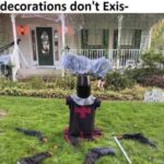 John Cleese Instagram - Brilliant! 🏰 Thank you to @looncall68 for sharing. #montypython #halloweendecorations #tisbutascratch #thisishalloween