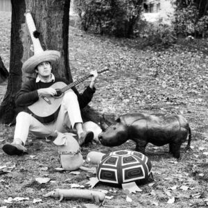 John Cleese Instagram - Playing a tune for some stuffed friends, 1970. 

#sundaysessions #hollandpark #stuffedanimalsofinstagram
