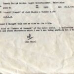 John Cleese Instagram - Fawlty Towers Rejection Letter. ☠️ The man who commissioned the series told me, after the first episode " You'll have to get them out of the hotel more " After two shows, the Daily Mirror announced " Long John short on jokes " And the Spectator went on and on hating it... My greatest successes began with rejections. #fawltytowers #rejection #rejectionletter #screenwriting #televisionseries #tvhistory