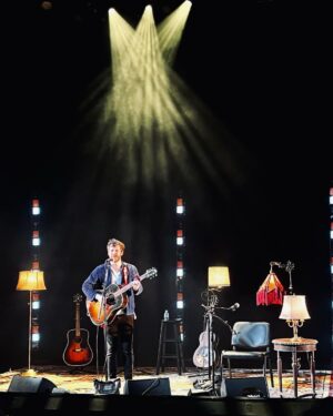 John Gallagher Jr. Instagram - Still sorta sorting through all the thoughts and feelings that are coursing through me today after wrapping up my 5 night stand at @lctheater last night. I moved to New York City 20 years ago to do an Off-Broadway play called Kimberly Akimbo. It’s a hit Broadway musical now. Perhaps you’ve heard of it! I was 18. I lived on 70th street on the UWS. I was a regular at Francesco’s Pizza, Il Violino and a card carrying VHS renter at Tower Records. RIP. All I wanted to do was be an actor and play songs that I wrote. Naturally, there have been ups and downs and somber open mics and hellish auditions and awful heartaches along the way and I have shot myself in the foot time and time again but somehow here I am all these years later failing upwards and getting to do the stuff that keeps me alive with friends and family by my side to see it all through with me. If you’d told that 18 year old kid that I would be gifted with opportunities such as the one that fell into my lap this week, well I dunno what he would’ve done. Probably have some Nutella and Lorna Doone shortbread cookies to celebrate. That was my jam in those days. 20 years. 5 nights. 47 songs. The most stupendously gifted friends. Countless blessings. Too many people to thank. So much gratitude. None of this would work if nobody was listening. So thank you for listening. It means the world to me. See you at the next one.