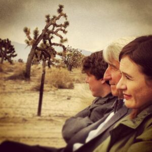 John Gallagher Jr. Instagram - Just unearthed this picture on an old iPad while doing some winter cleaning. Mortimer, Waterston and Gallagher. Sounds like a law firm. May of 2013. We were shooting a promo spot for The Newsroom in Lancaster, CA over a weekend while filming the second season during the week. We had to get up super early in order to shoot right at sunrise in the desert. I recall a general sense of collective punch drunk magic hour madness amongst the cast. It was fun. Can’t recall who snapped this shot. Might’ve been Alison Pill. Or maybe it was Dev Patel. Whoever it was, I’m sure glad they did. #Tbt