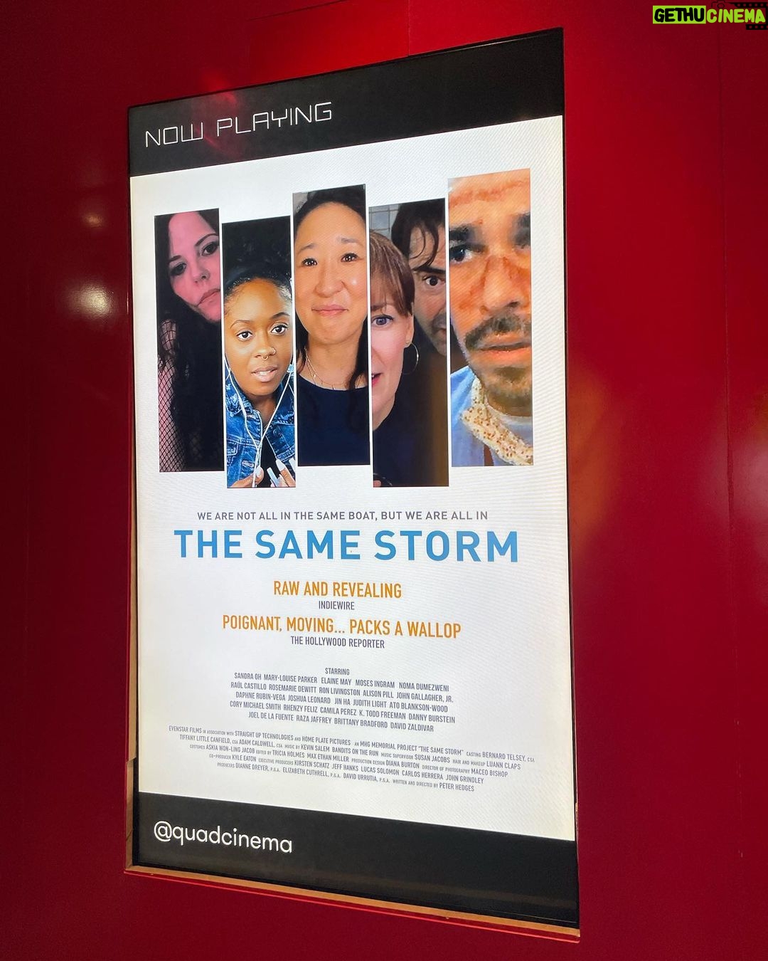 John Gallagher Jr. Instagram - New York City! You have another week to see @thesamestorm_film at @quadcinema. When this film was shot entirely on laptops, tablets and smart phones two years ago in the still early days of pandemic isolation, the odds of it someday screening in an actual theater were slim to say the least. I’m feeling very grateful to be part of this special project and very fortunate that people will have this chance to go sit among others and experience it collectively. Thanks to Peter Hedges for bringing us all together to tell these stories and thanks to the legendary Quad for hosting (and extending) us!