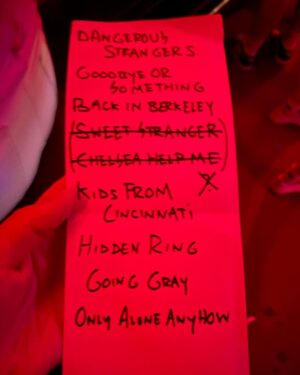 John Gallagher Jr. Instagram - Guitar player in my band got Covid so I decided to do the set solo acoustic but then I slammed my finger trying to close a window before the gig and couldn’t even fret a chord without pain so I made the call to try and do a spoken word set. Insane. But the show must go on. So I read the lyrics of several of my newest songs and also decided to do the Indianapolis Speech from Jaws at the last minute. Thought I might be on stage for 5 minutes if I was lucky before they pulled the plug. Lasted 40. Only because people showed up and listened. One of my favorite New York City nights I’ve had in 20 years of living here. Thanks.
