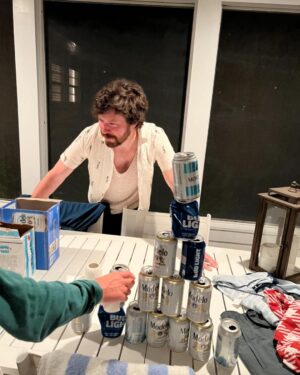 John Gallagher Jr. Instagram - Two Johns Do The Hamptons and Boston.