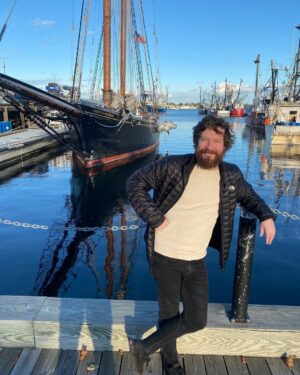 John Gallagher Jr. Instagram - When you’re about to play a gruff and grizzled whaler in @sweptawaymusical it only makes appropriate sense that you would make a pilgrimage to New Bedford, Massachusetts. I might have had too much rum and stubbed my toe something fierce in my hotel room but it was well worth it. Thanks to @whalingmuseum for the curated insight and @theblackwhale for the delicious provisions and lovely service. 📸 by my first mate and partner in dockside carousing @theo_stockman.