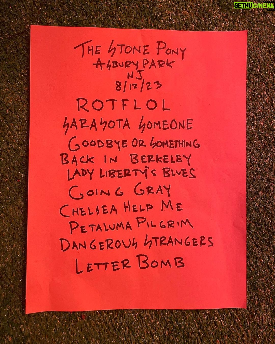 John Gallagher Jr. Instagram - Well heck. That was so much fun. When I was about 10 years old my Dad gave me a copy of Born in the USA on cassette so The Stone Pony is hallowed ground in my book and playing my songs on that stage is a great big thing for me and I’m so grateful for the opportunity to do so. I have so many special memories with friends and family throughout the last decade of my life coming to Asbury Park. Some of my favorite ever. I love that town so much. This is yet another very magical moment down the shore that I will cherish forever. Thank you all for showing up and making it happen. Thanks to @rememberjones for bringing me down to the beach and putting on one heck of a show. Thanks to my insanely gifted and lovely band for rocking so dang hard. Y’all lifted me up and made me feel like a whole lot more than just a summer flame.