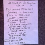 John Gallagher Jr. Instagram - I had myself a ball in New Hope last night. Thanks to everyone at @johnandpetersnewhope for being so kind. Thanks to the crowd for turning up and staying out late with me. Thanks to @birdstreets for their terrific set. Thanks to @grandphonymusic for putting the show together. Thanks to @rparx for slinging merch, snapping this pic and pointing out that I was about to run a red light near the Holland Tunnel. I’ll be swinging back down to Pennsylvania for another show this summer to be announced soon so stay tuned! ✌🏻🤘🏻