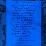 John Gallagher Jr. Instagram - Three down. Two more to go. Wrote this one in such a hurry I got one of my own song titles wrong.