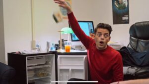 John Higgins Instagram - Rami wants a treat 😑‼️😮link in bio for our new video! Directed by @paulbriganti edited by @dannygnewyork starring @danirait