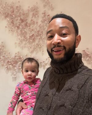John Legend Instagram - Esti’s first Thanksgiving was a success!