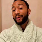 John Legend Instagram - The flavor of the night is pistachio. I love these new robes, @cravingsbychrissyteigen!