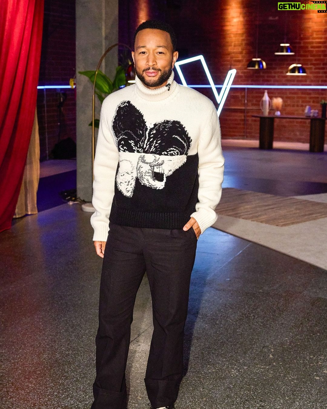 John Legend Instagram - Sweater weather #teamlegend